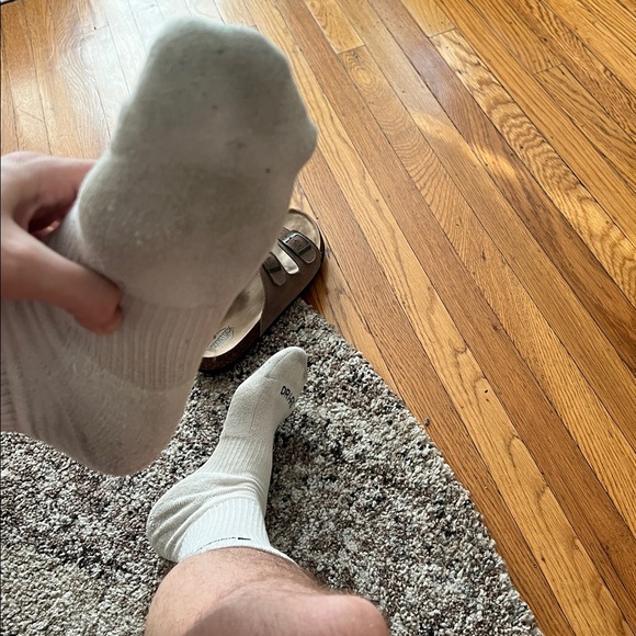 Nike Dri-FIT Athletic White Socks - Picture 2 of 4